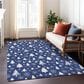 Dalyn Rug Company Wonderland WN23 3" x 5" Navy Indoor/Outdoor Area Rug, , large