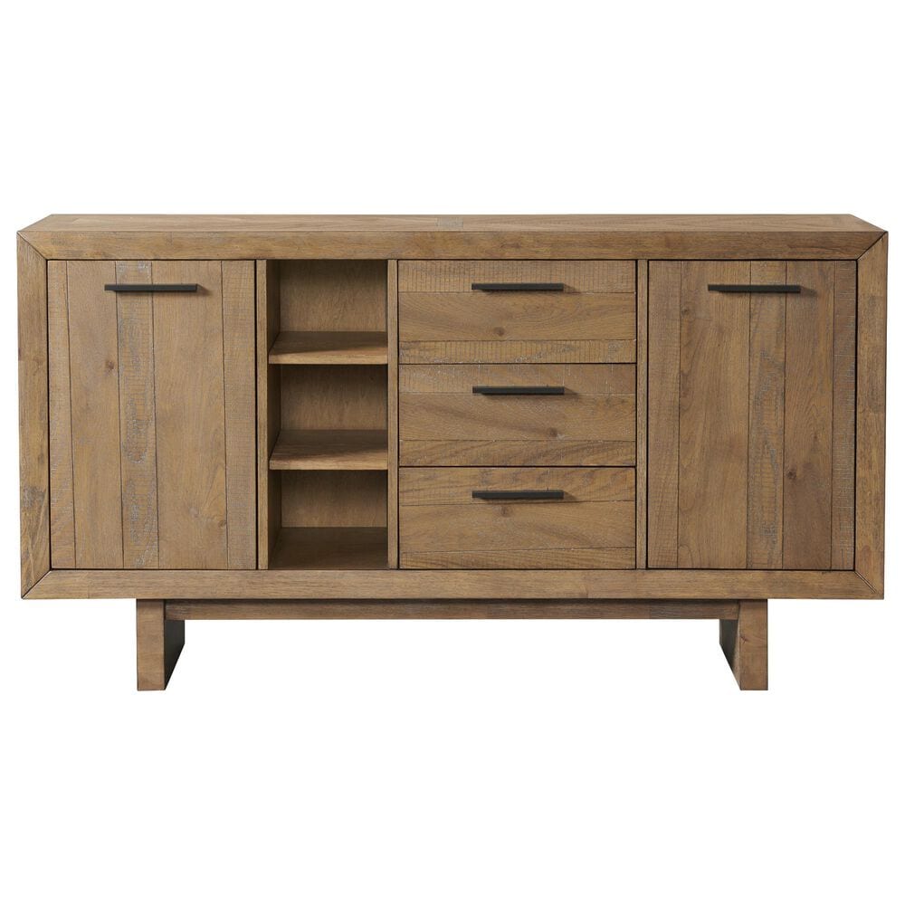Hawthorne Furniture Landmark Sideboard in Weathered Oak, , large