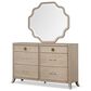 Furniture of America Candra 6-Piece Queen Bedroom Set in Natural Oak, , large