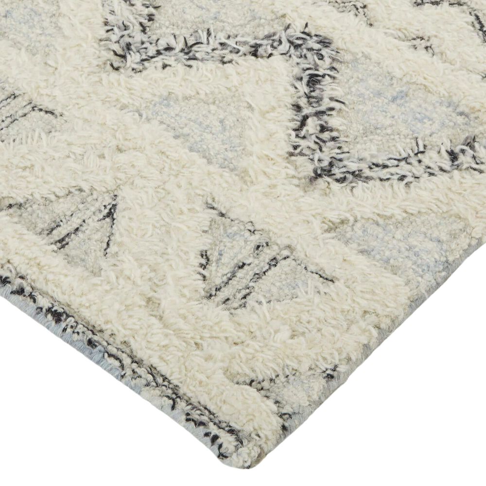 Feizy Anica 10&#39; x 14&#39; Blue and Ivory Area Rug, , large