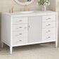 James Martin Vanities Myrrin 48" Vanity in Bright White with 3 cm Ethereal Noctis Quartz Top, , large