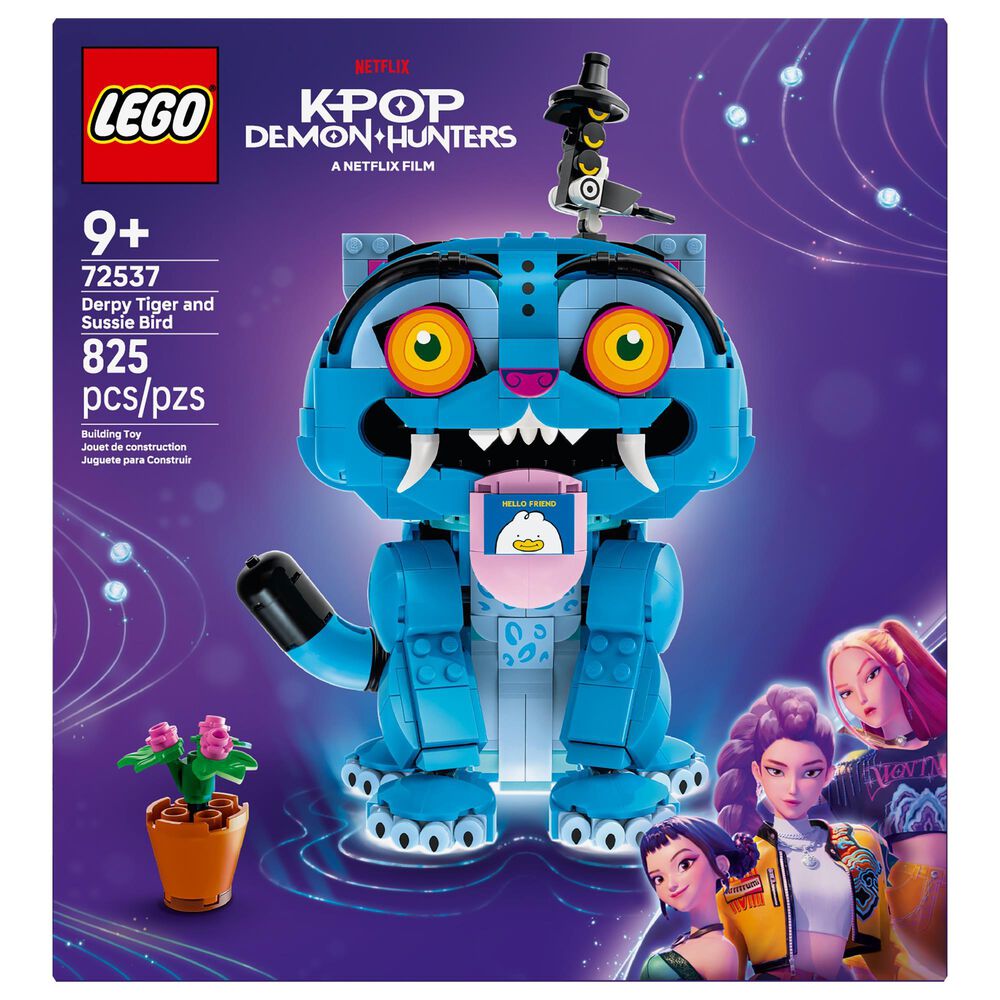 LEGO KPOP Demon Hunters Derpy Tiger and Sussie Bird Building Set, , large