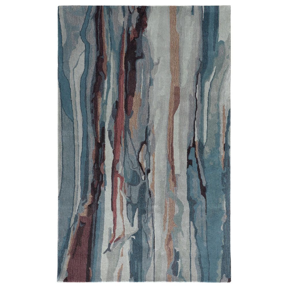 Feizy Amira 10" x 14" Teal and Multicolor Area Rug, , large