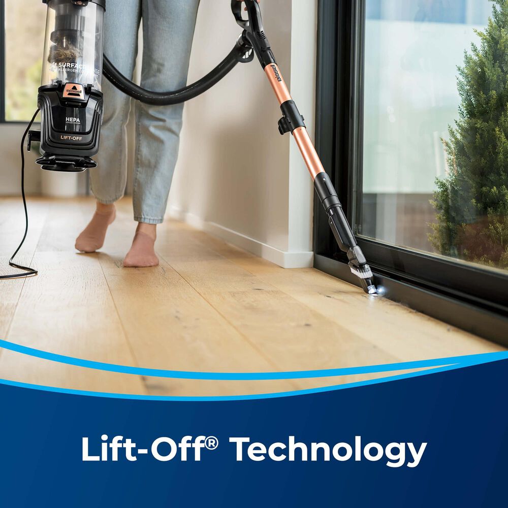 Bissell SurfaceSense Allergen Pet Lift-Off Vacuum in Black and Copper, , large