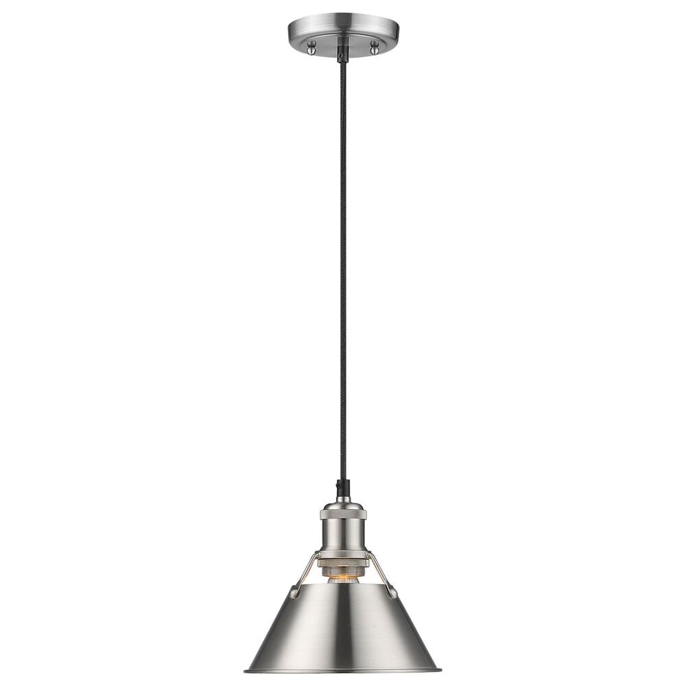 Golden Lighting Orwell 1-Light Small Pendant in Pewter, , large