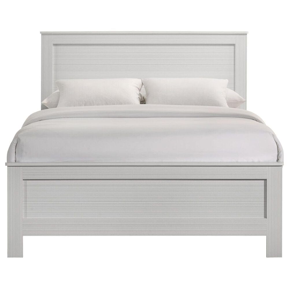 Mayberry Hill Sami Full Panel Bed in White, , large
