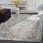Safavieh Aria ARA119E 10" x 14" Beige and Blue Area Rug, , large