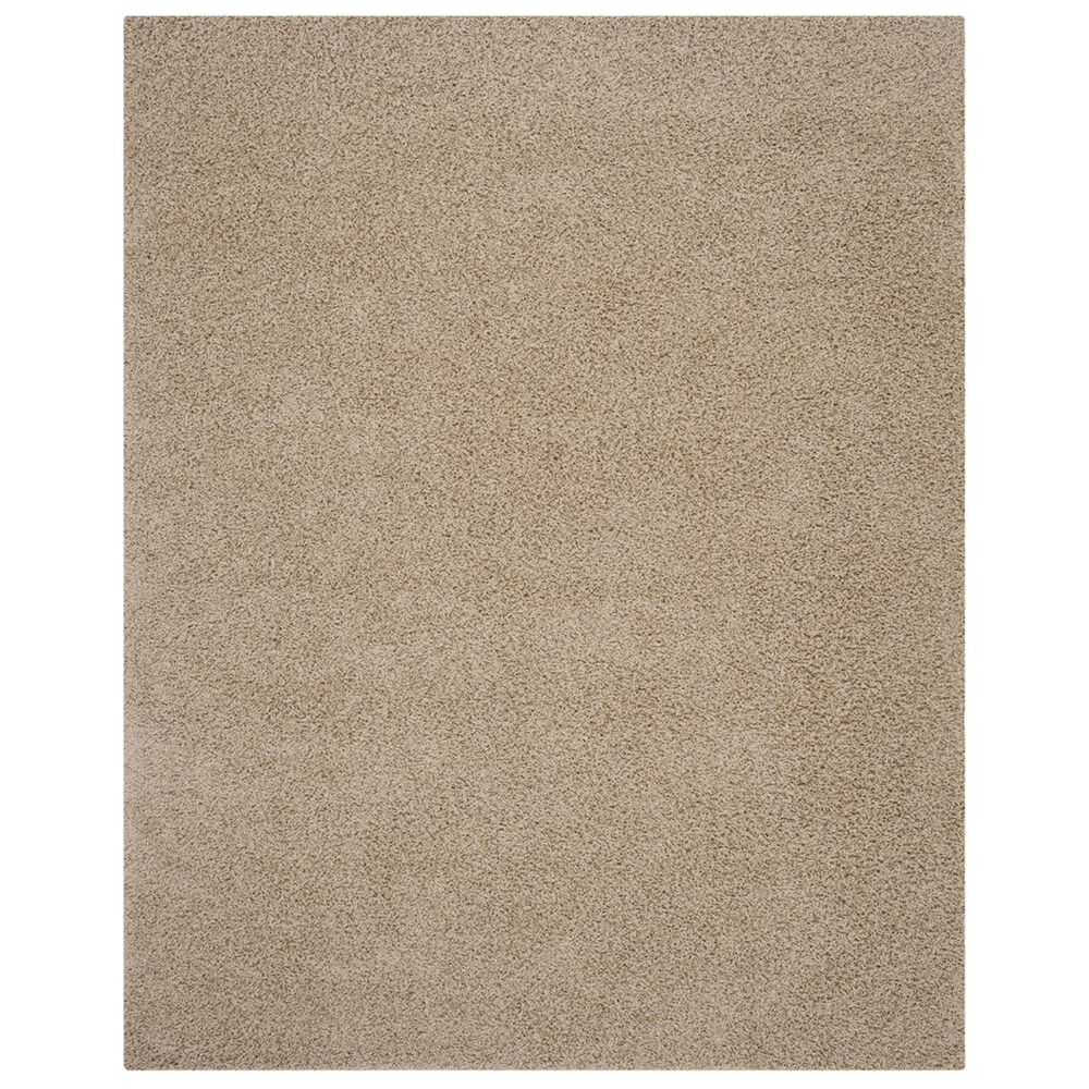 Safavieh Athens Shag SGA119G-8 8&#39; x 10&#39; Beige Area Rug, , large