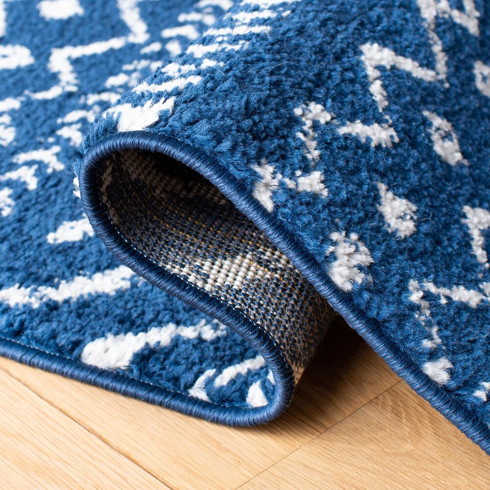 Safavieh Tulum 2&#39; x 9&#39; Dark Blue  Runner, , large