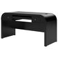 Ashley Rowanbeck 2-Piece Desk and Bookcase Set in Black, , large