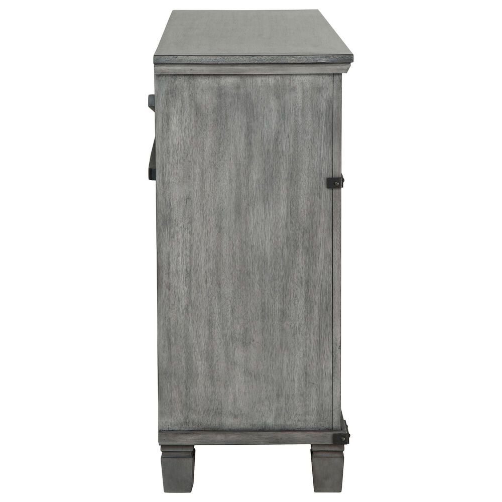 Ashley Russelyn 6-Piece Cal King Panel Bed Set in Gray, , large