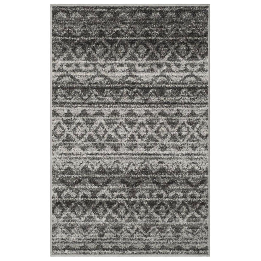 Safavieh Adirondack ADR119N 2"6" x 4" Ivory and Charcoal Runner, , large