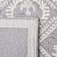 Safavieh Micro-Loop Southwestern 4" x 6" Ivory and Grey Area Rug, , large