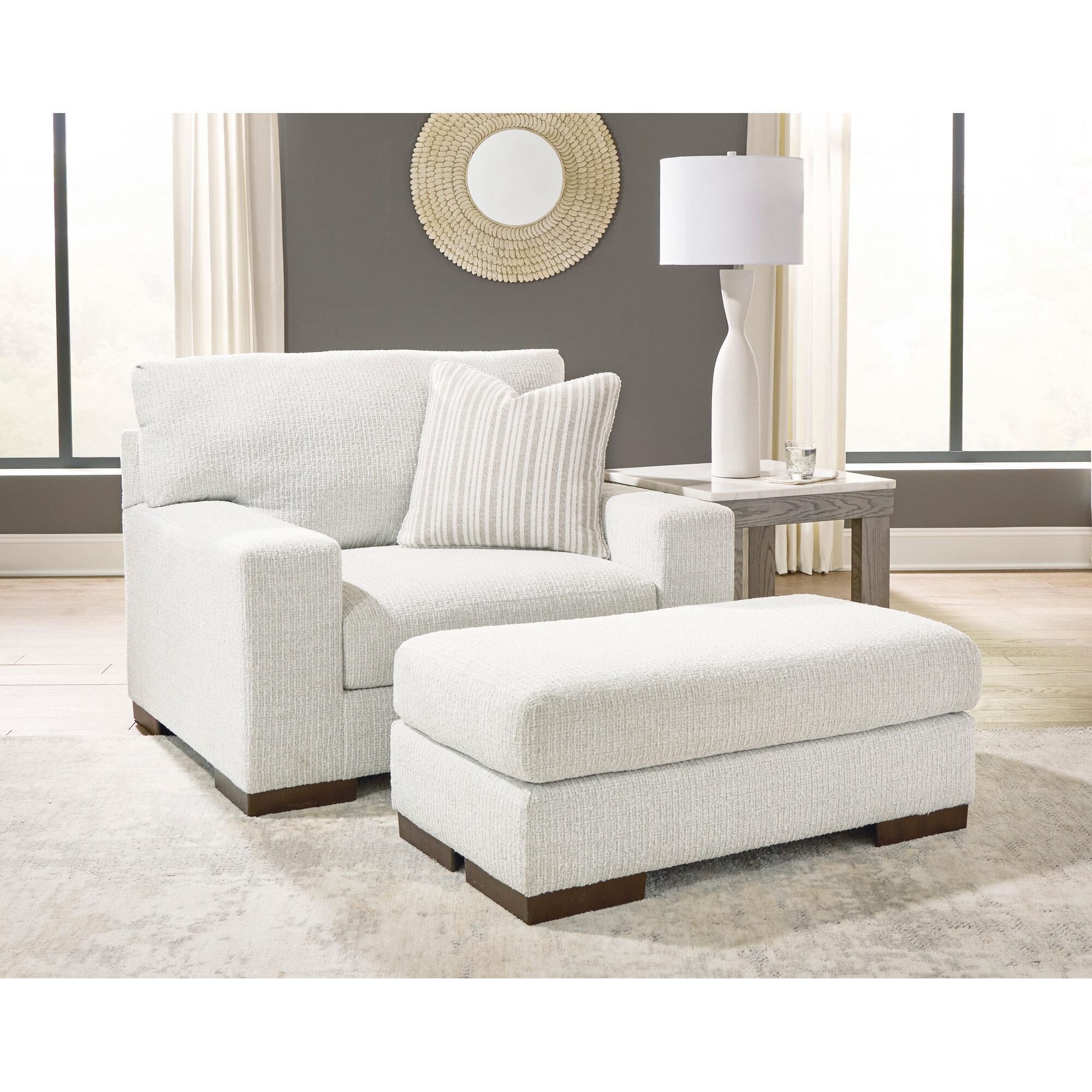 Ashley Hartside Oversized Chair in Frosted with Next-Gen Nuvella