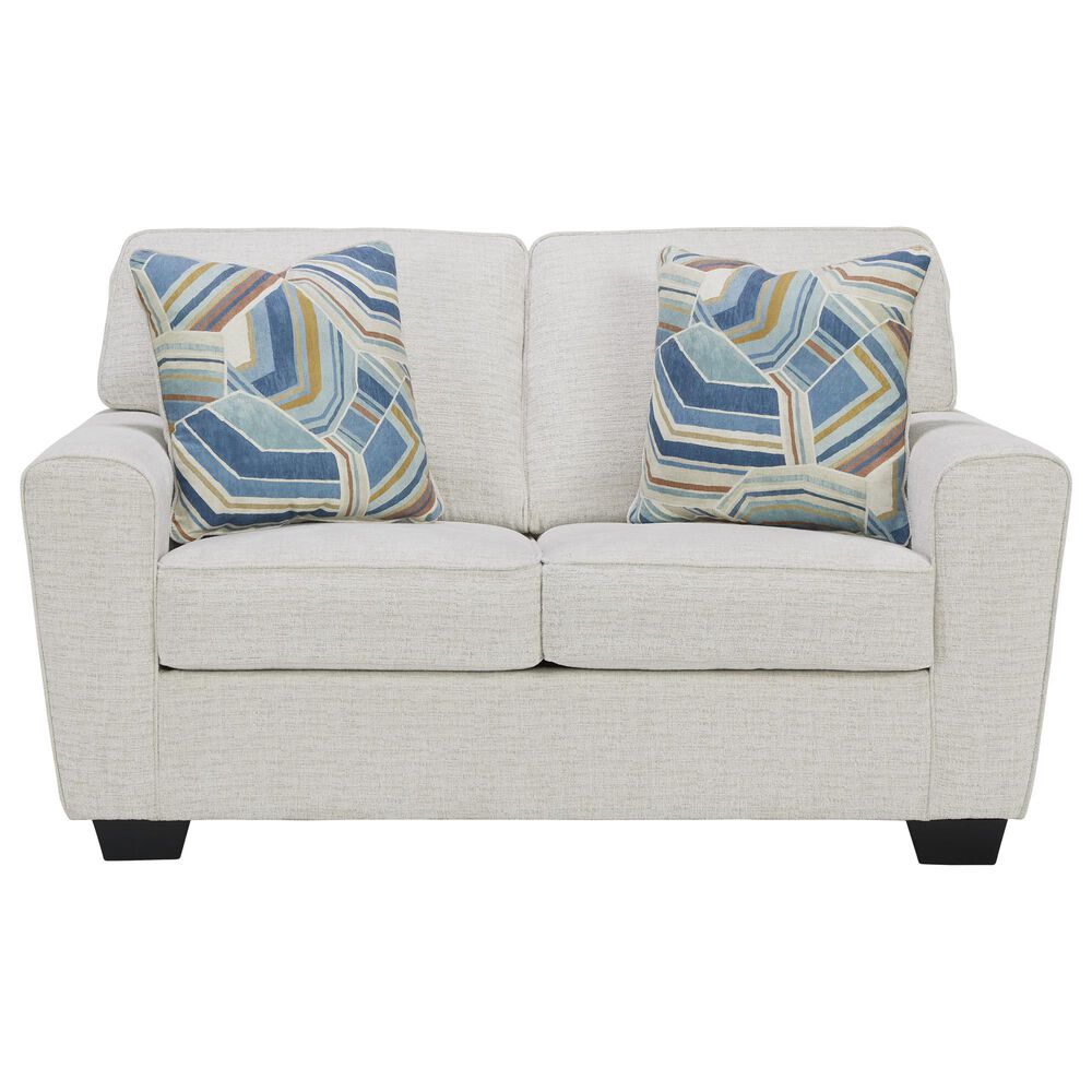 Ashley Cashton Stationary Loveseat in Snow, , large