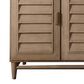 James Martin Vanities Portland 48" Single Bathroom Vanity in Whitewashed Walnut with 3 cm Carrara White Marble Top and Rectangular Sink, , large
