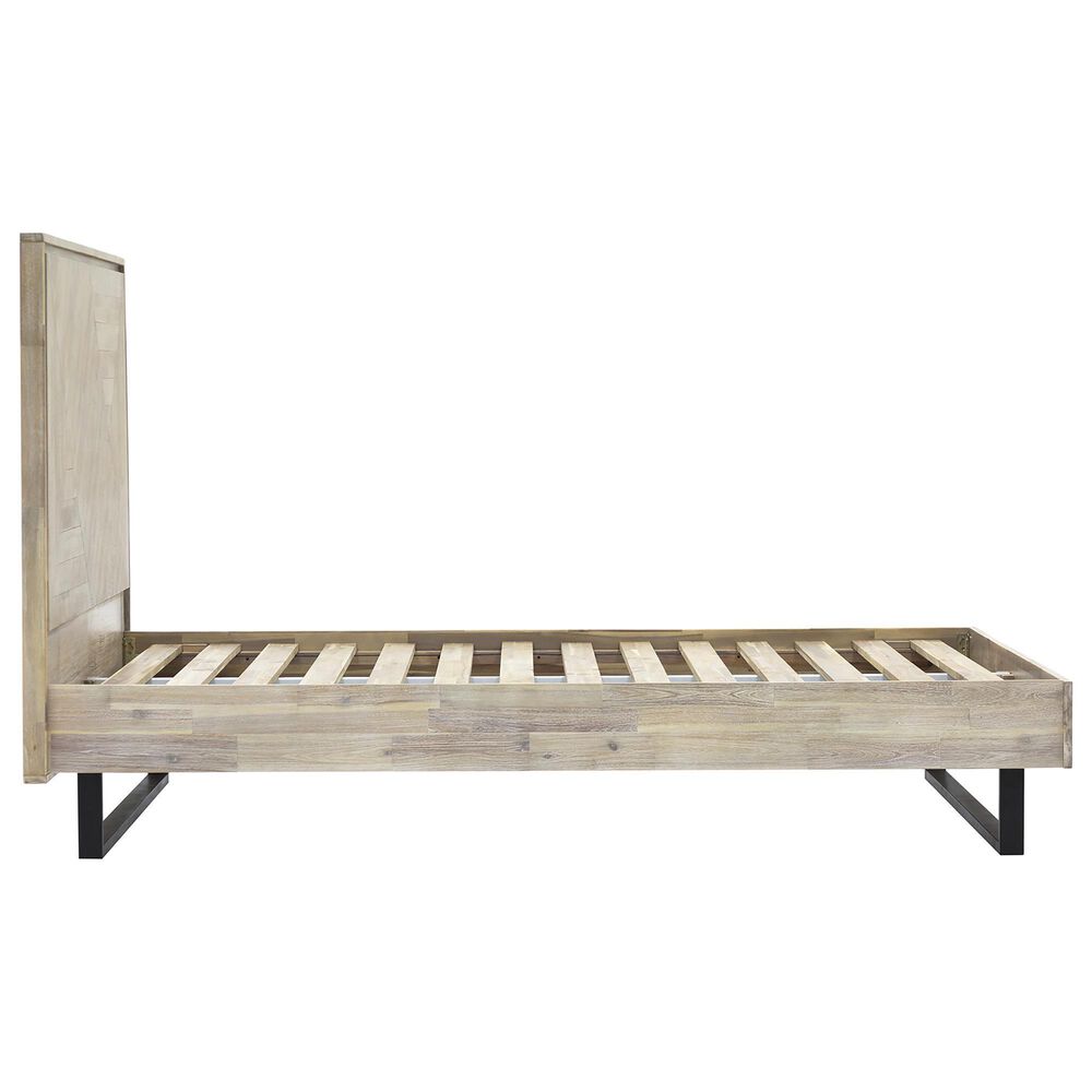 Blue River Peridot King Platform Bed in Natural Acacia, , large