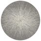 Safavieh Evoke EVK228H 3" Round Dark Grey and Ivory Area Rug, , large