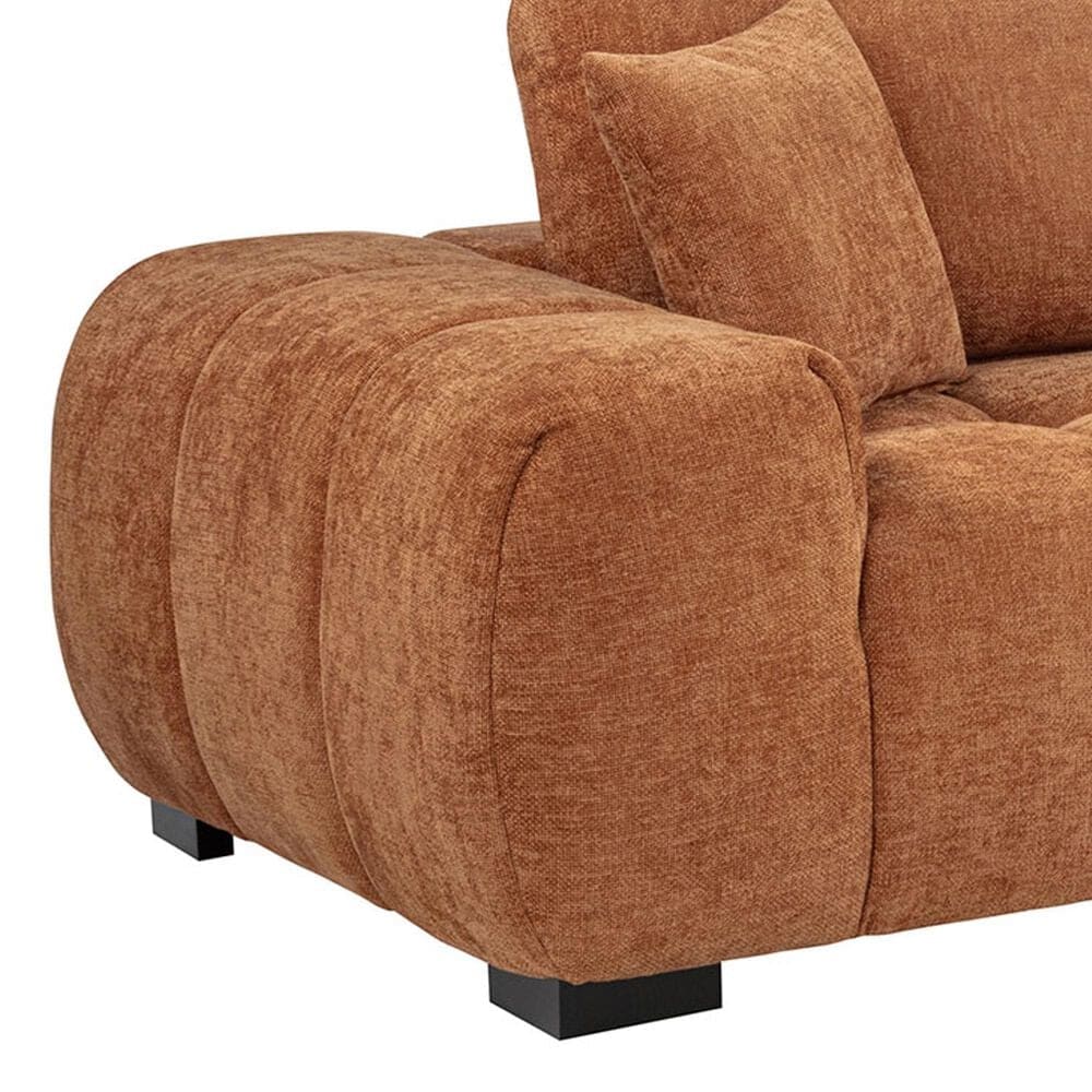 37B Octavia 2-Piece Stationary Right Facing Sectional with Chaise in Orange, , large