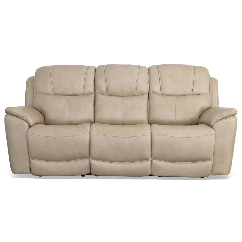 Flexsteel Crew Power Sofa and Loveseat Set in Pebble, , large