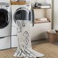 Surya Lavadora LVR-2318 2"7" x 7"3" Black, Gray and Light Gray Runner, , large