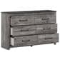 Ashley Bronyan 6-Drawer Dresser in Dark Gray, , large