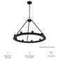 Hunter Saddlewood 9-Light Chandelier in Natural Iron, , large