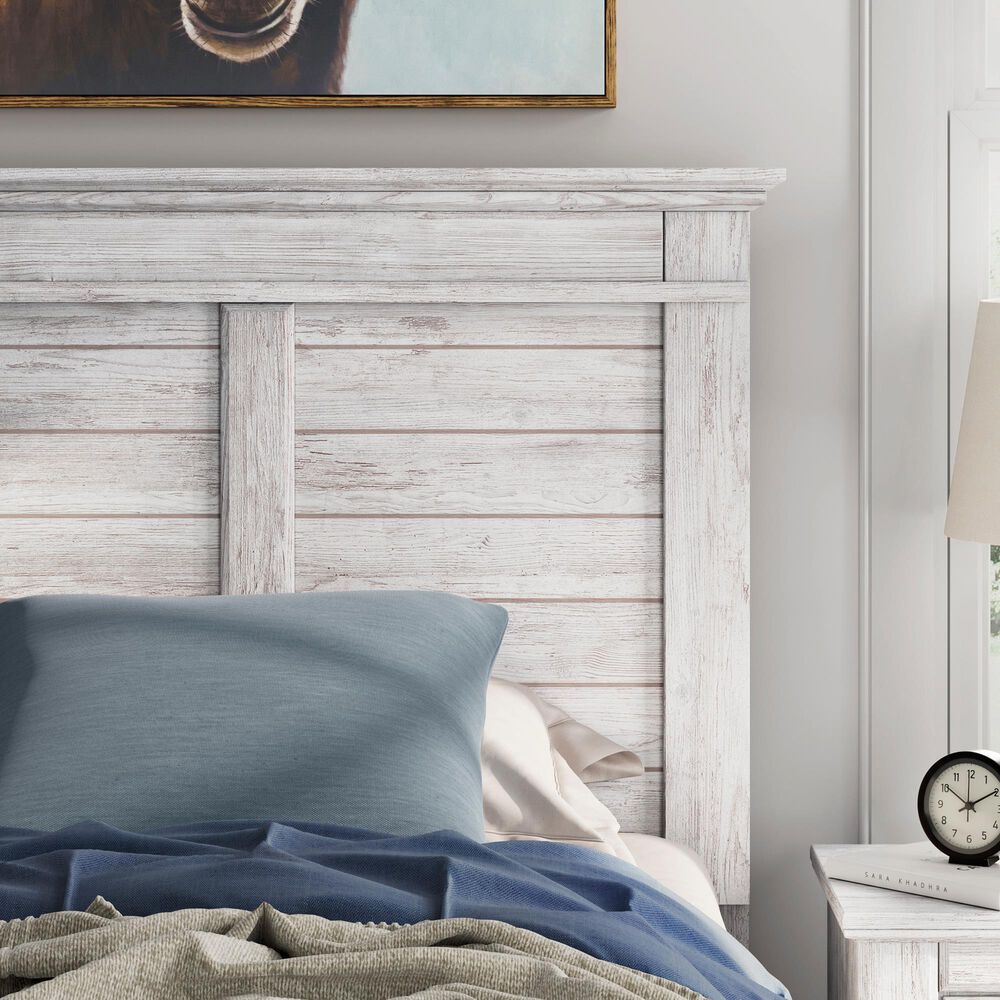 Ashley Makidern Twin Storage Bed with Four Drawers in Whitewash, , large
