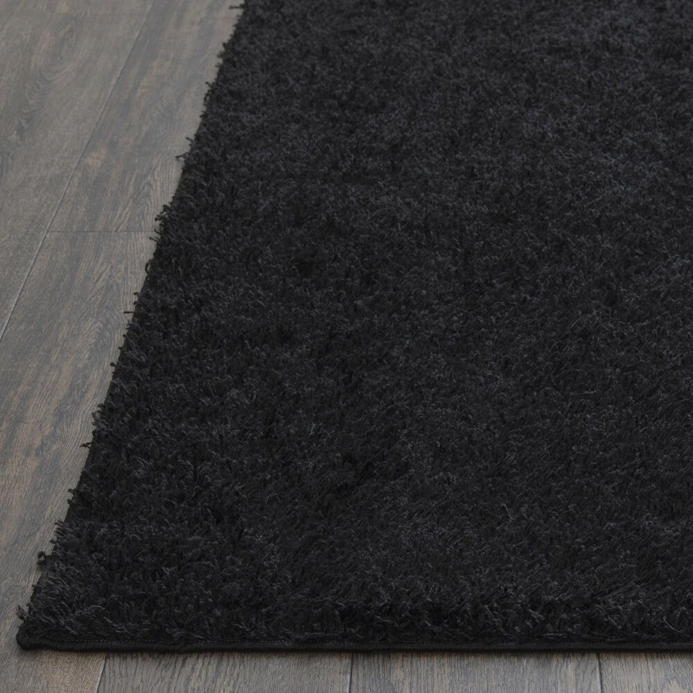 Central Oriental Geneva Black 5&#39; x 7&#39; Area Rug, , large