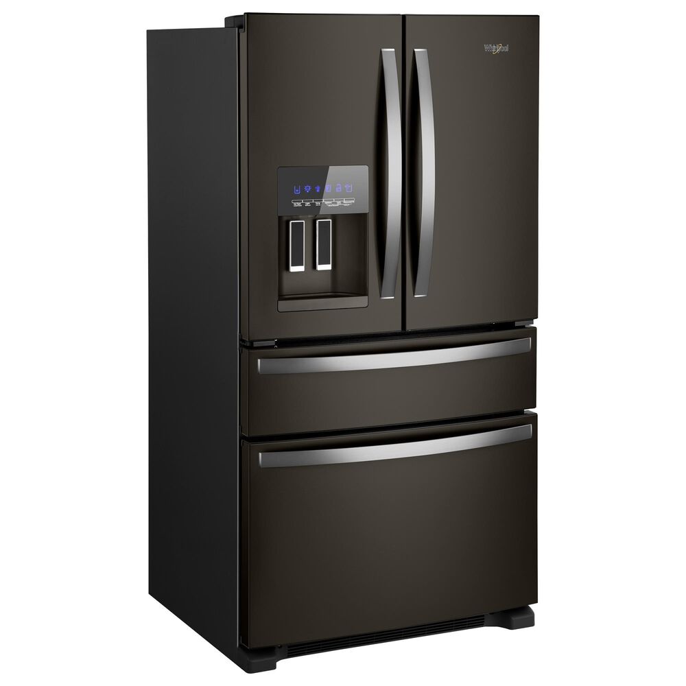 Whirlpool 24.5 Cu. Ft. French Door Refrigerator in Black Stainless Steel, , large