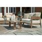 Ashley Serene Bay Patio Loveseat in White, , large