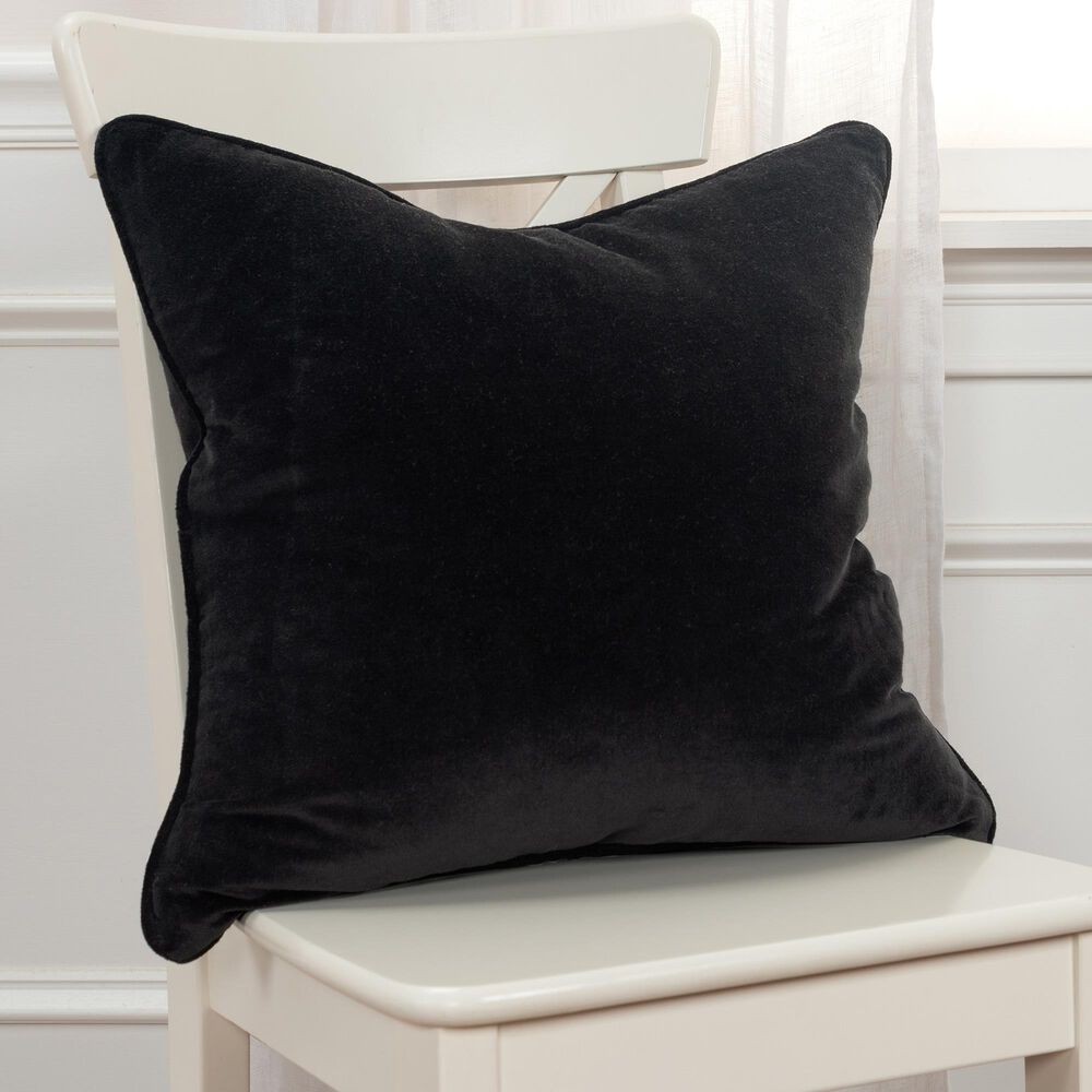 Rizzy Home Connie Post 20" Pillow Cover in Black, , large