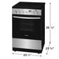 Frigidaire 24 Electric Smooth Top Range in Stainless Steel, , large