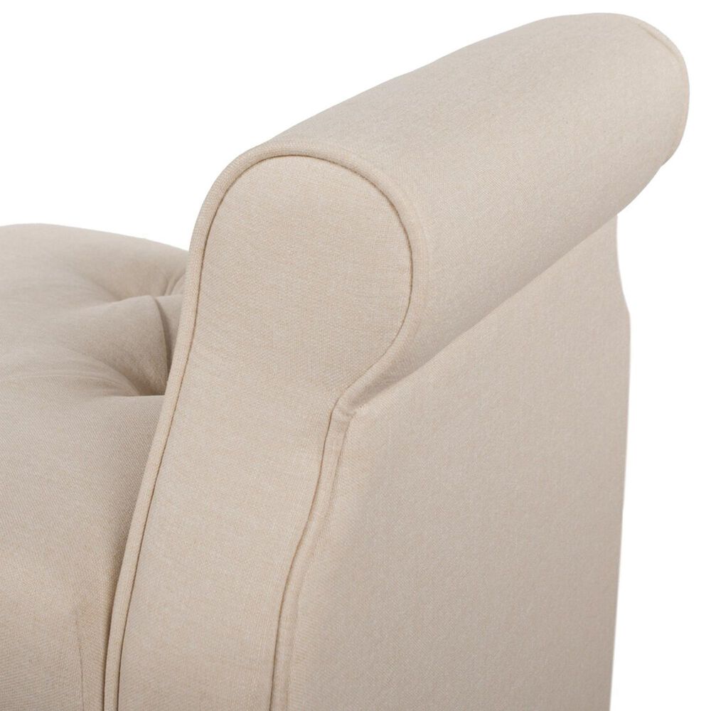 Jennifer Taylor Home Jacqueline Tufted Roll Arm Storage Bench in Sky Neutral, , large