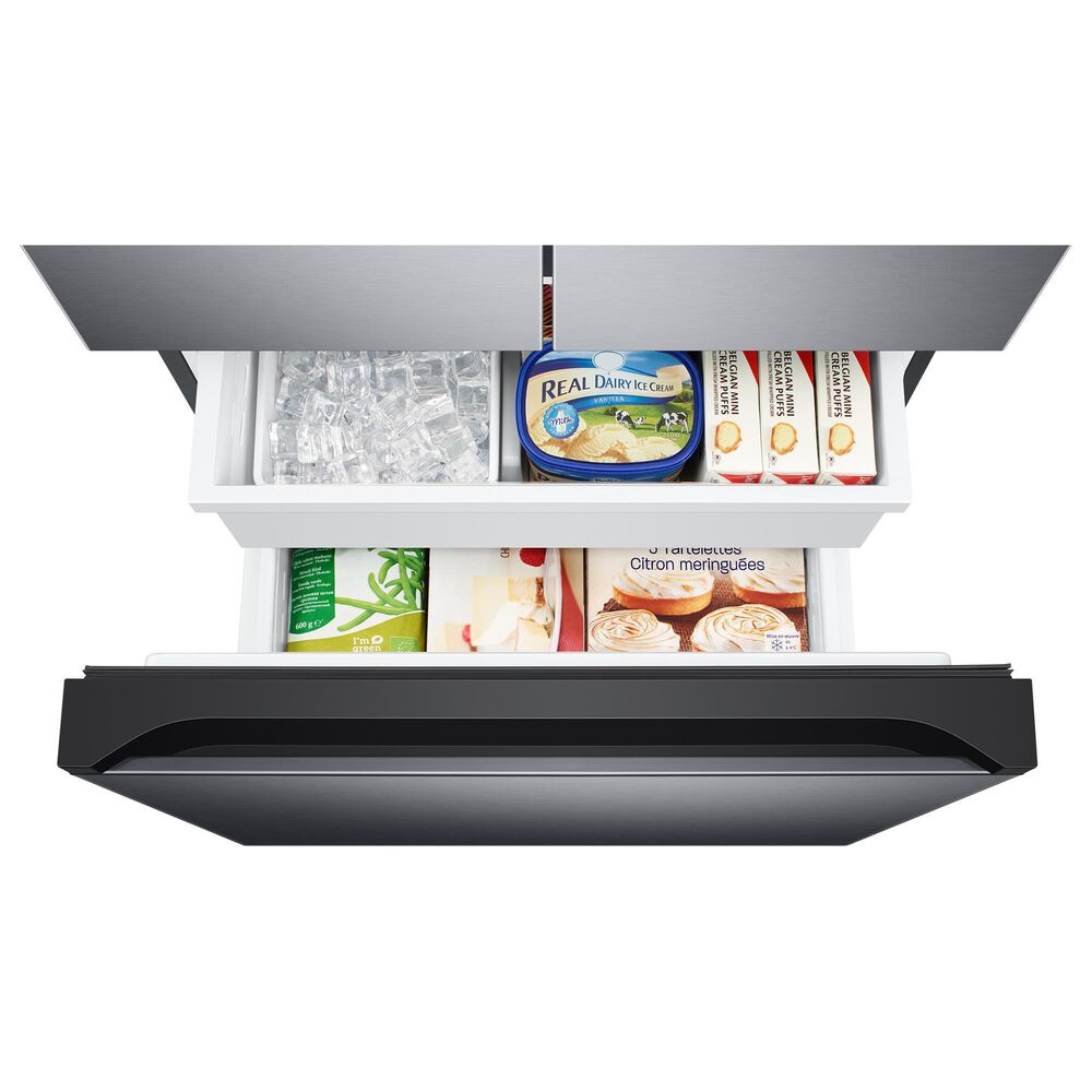 Samsung 17.5 Cu. Ft. French Door Refrigerator in Black Stainless Steel, , large