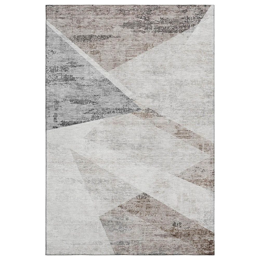 Dalyn Rug Company Neo NO11 10" x 14" Silver Area Rug, , large