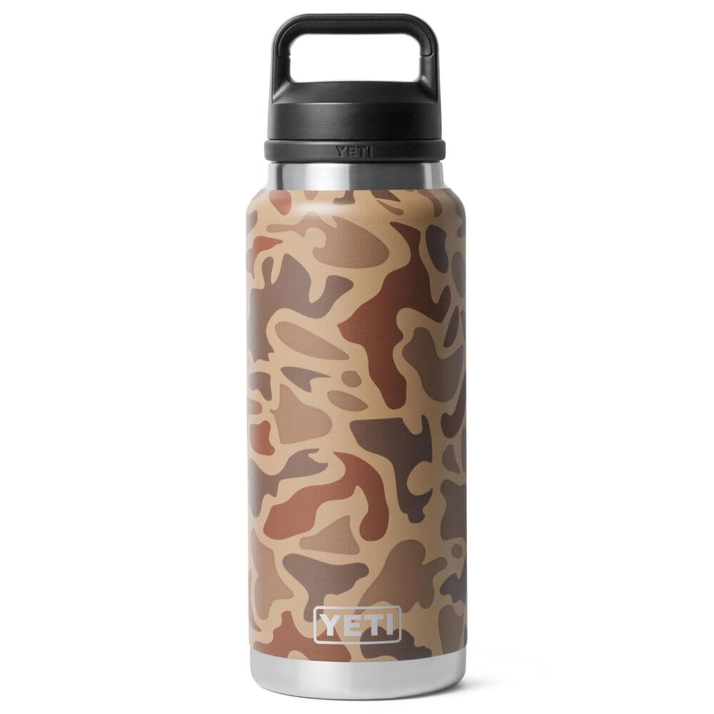 YETI Rambler 36 Oz Water Bottle with Chug Cap in Wetlands Camo, , large