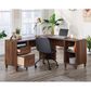 Sauder Willow Place L-Shaped Desk in Grand Walnut, , large