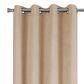Monarch Specialties 54" x 95" Curtain Panel in Beige (Set of 2), , large