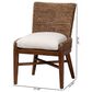 Baxton Studio Ridley Side Chair in Brown Wash, , large
