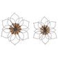 Maple and Jade 20.5" x 18" Floral Wall Decor in Black and Beige (Set of 2), , large