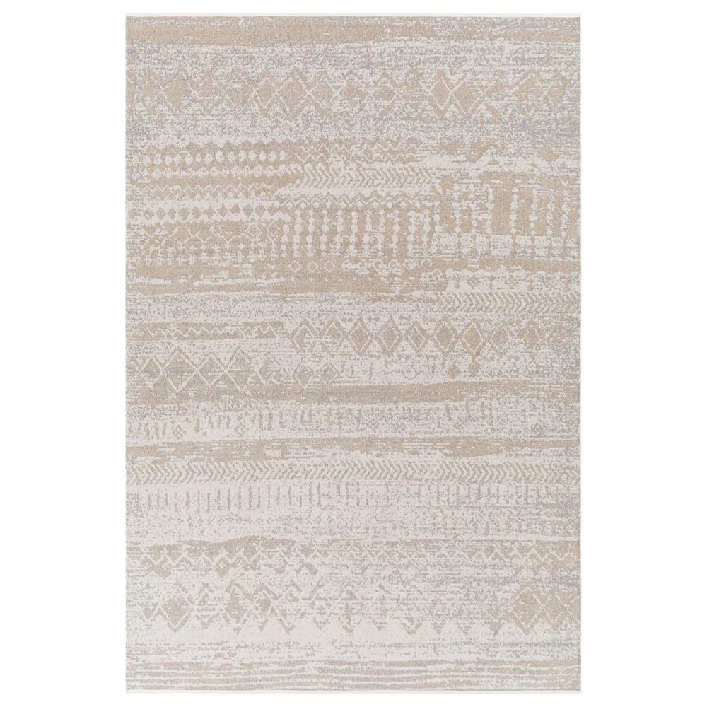 Surya Lavadora 7"10" x 10" Light Gray, Light Beige and Cream Area Rug, , large