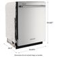 KitchenAid 24" Built-In Bar Handle Dishwasher with FreeFlex 3rd Rack and Top Control in PrintShield Stainless Steel, , large