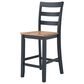 Ashley Gesthaven 3-Piece Counter Height Dining Set in Natural and Blue, , large