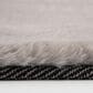 Central Oriental Avid Faux Fur Gray 9" x 12" Area Rug, , large