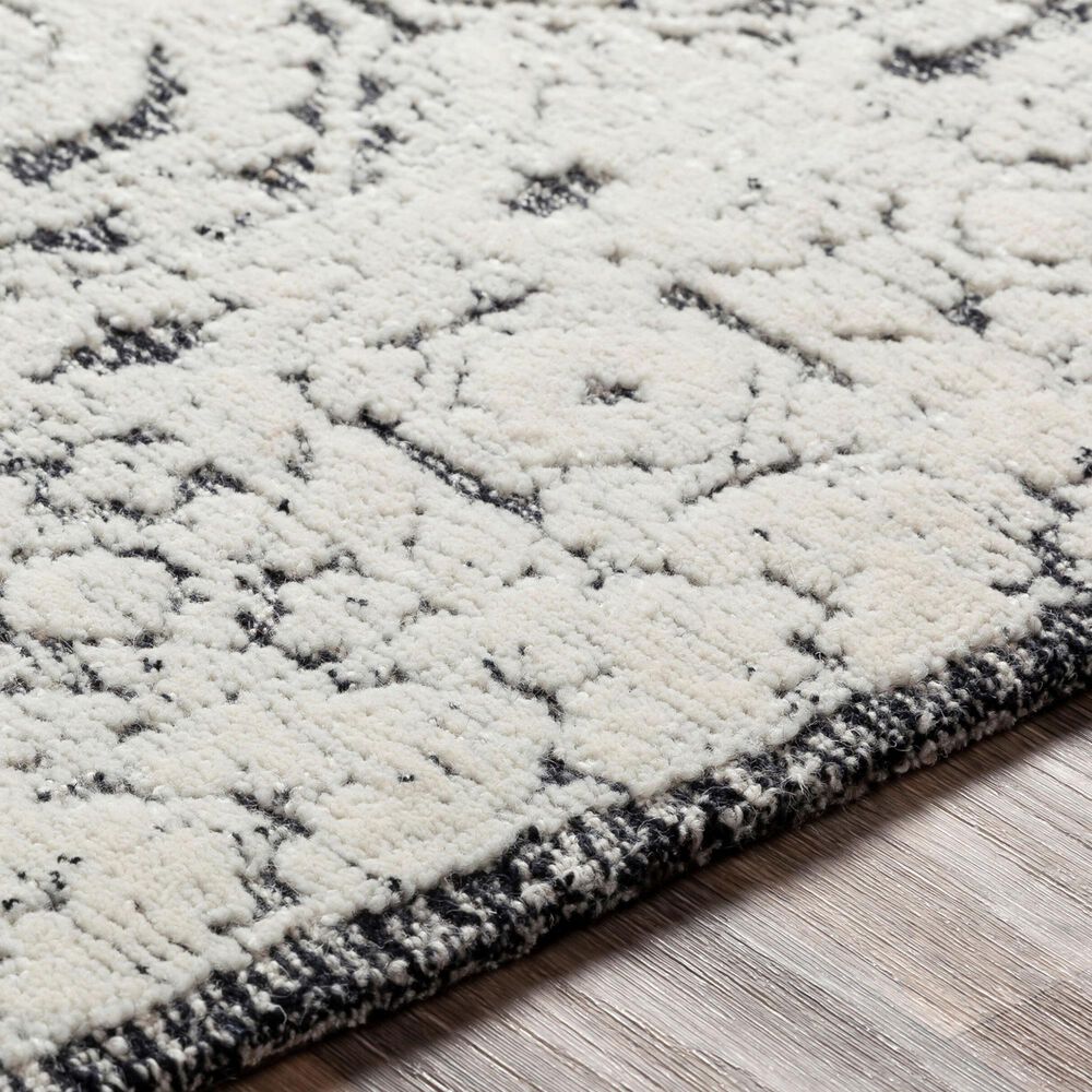 Surya Louvre Black, Ivory and Cream 10&#39; x 14&#39; Area Rug, , large
