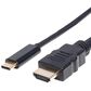 Manhattan 6" USB-C to HDMI Adapter Cable in Black, , large