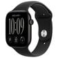 Apple Watch Series 12 (GPS) 46mm Black Aluminum Case with Black Sport Band - S/M, , large