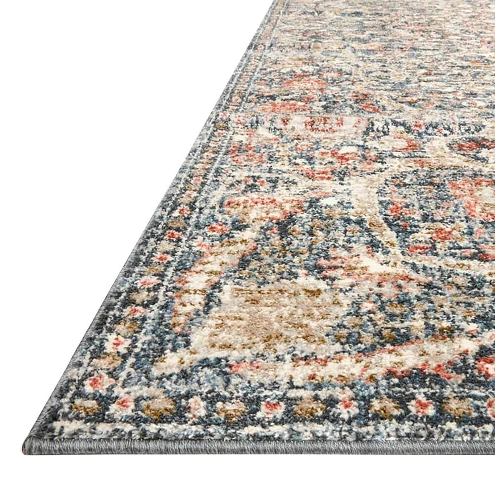 Loloi II Saban 2&#39;7&quot; x 8&#39; Blue and Spice Runner, , large
