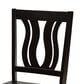 Baxton Studio Fenton Side Chair in Dark Brown (Set of 2), , large